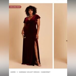 Cabernet Velvet Hannah BIRDY GREY [never worn, tags on!]